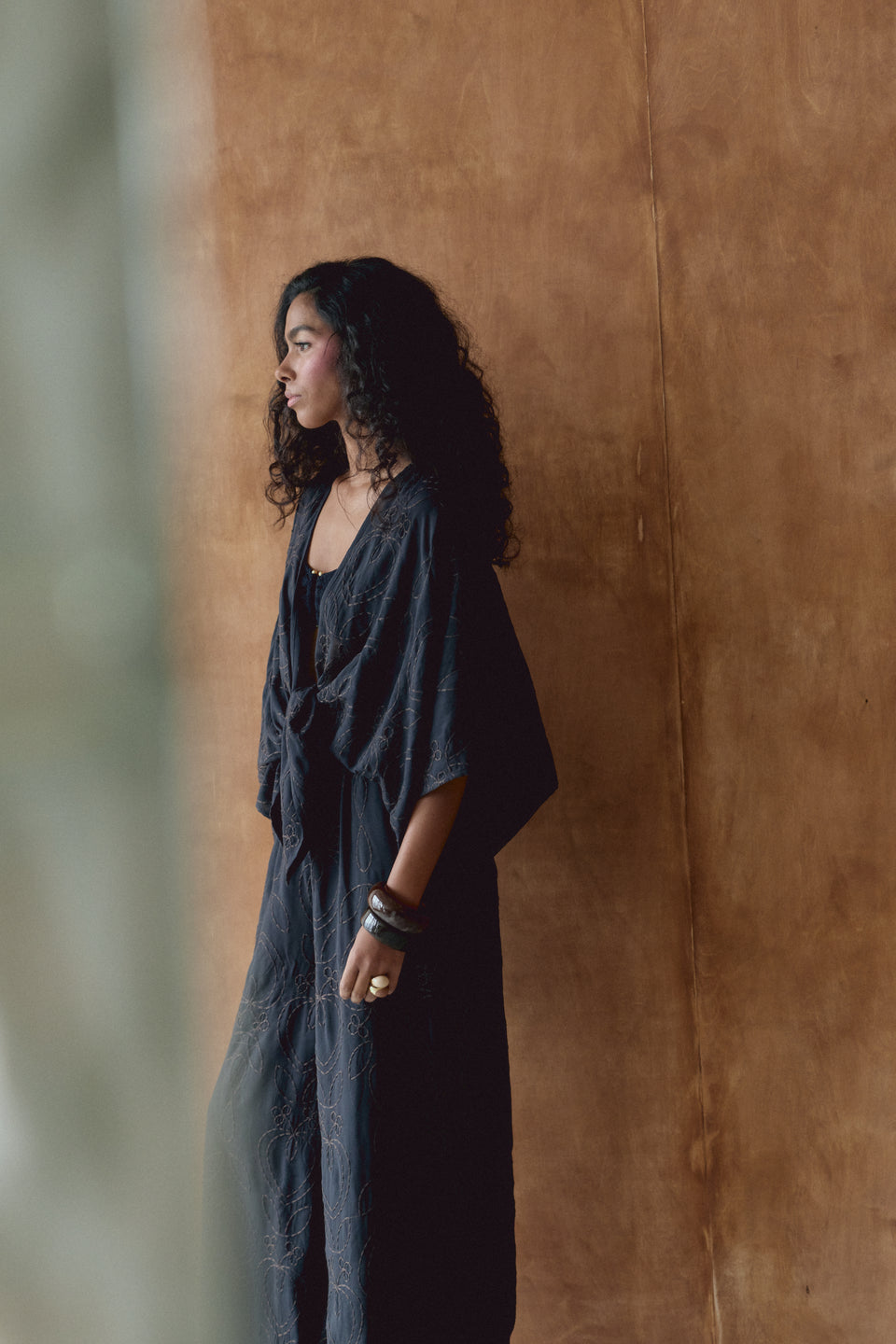 Midnight Stitch Maxi Pants