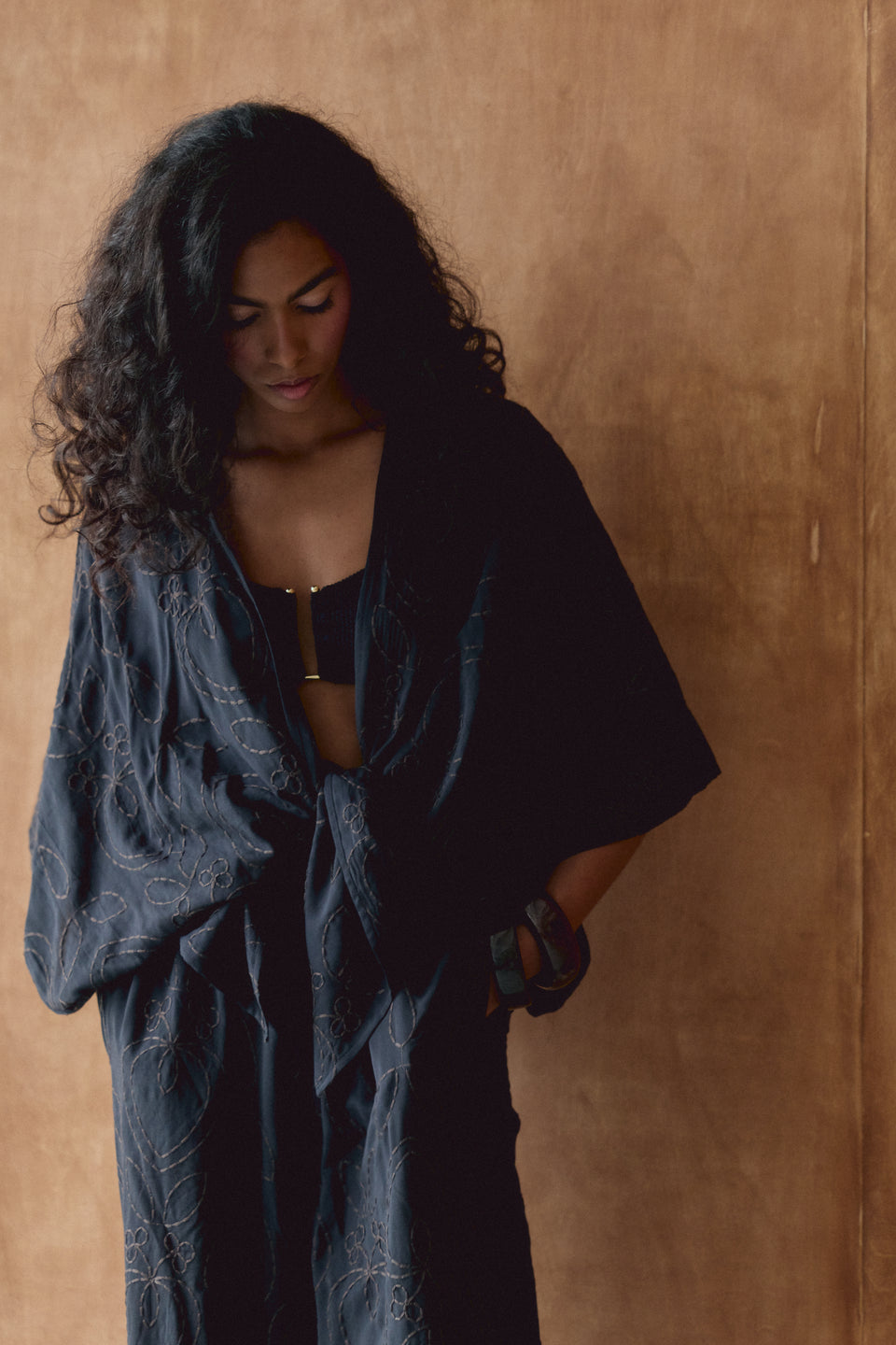 Midnight Stitch Java Cardigan