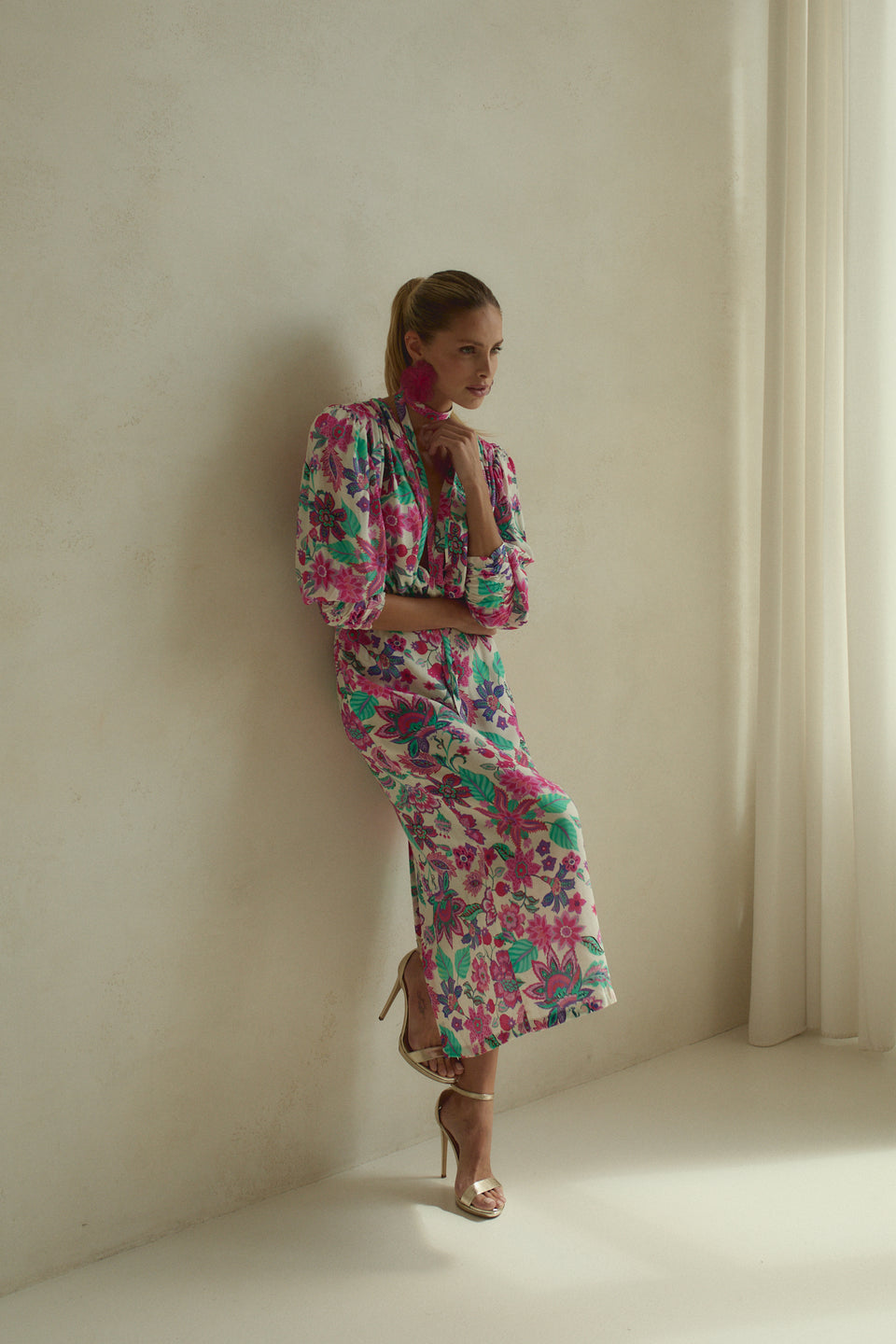 Color Pop Floral Paloma Dress