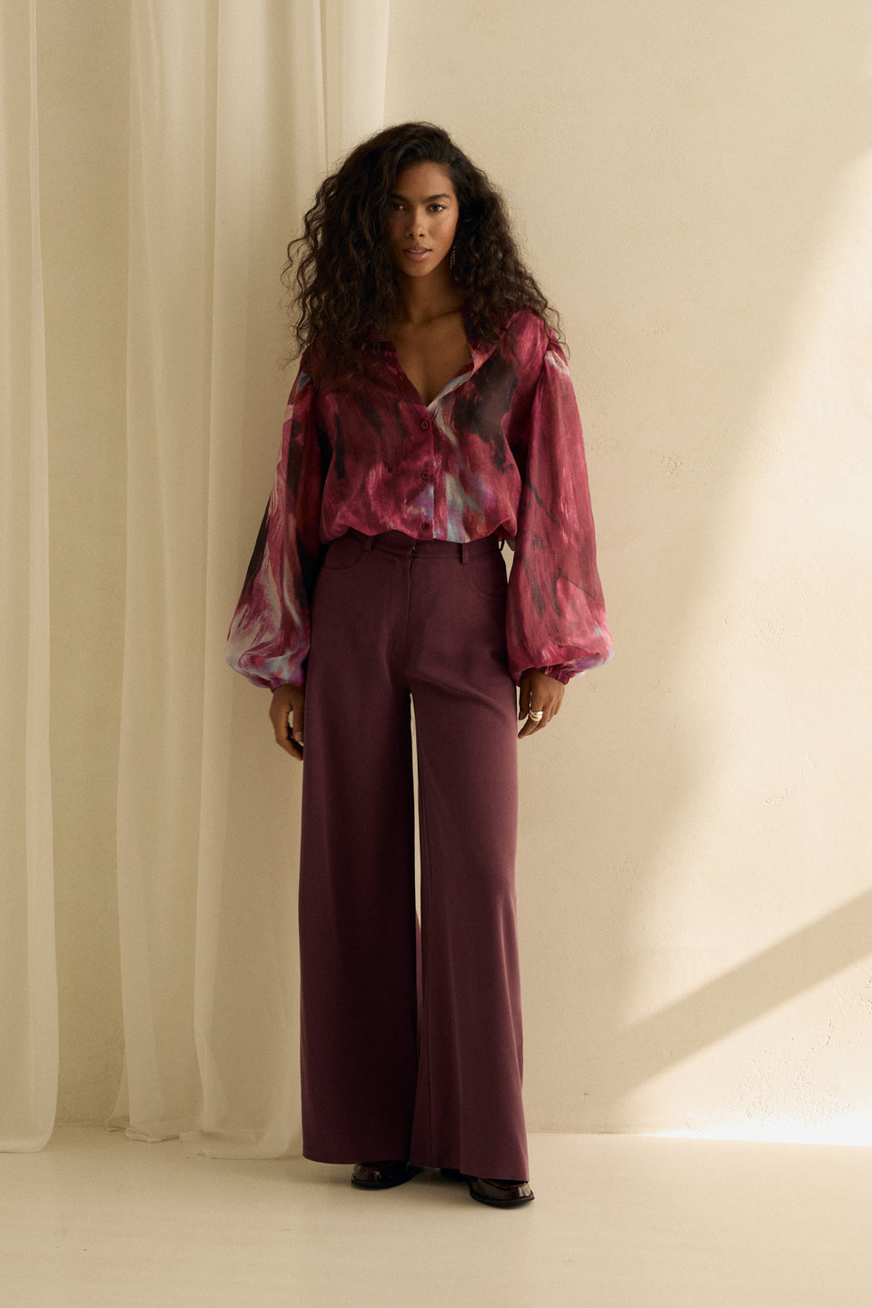 Autumn Cosmic Mist Ophelia Blouse