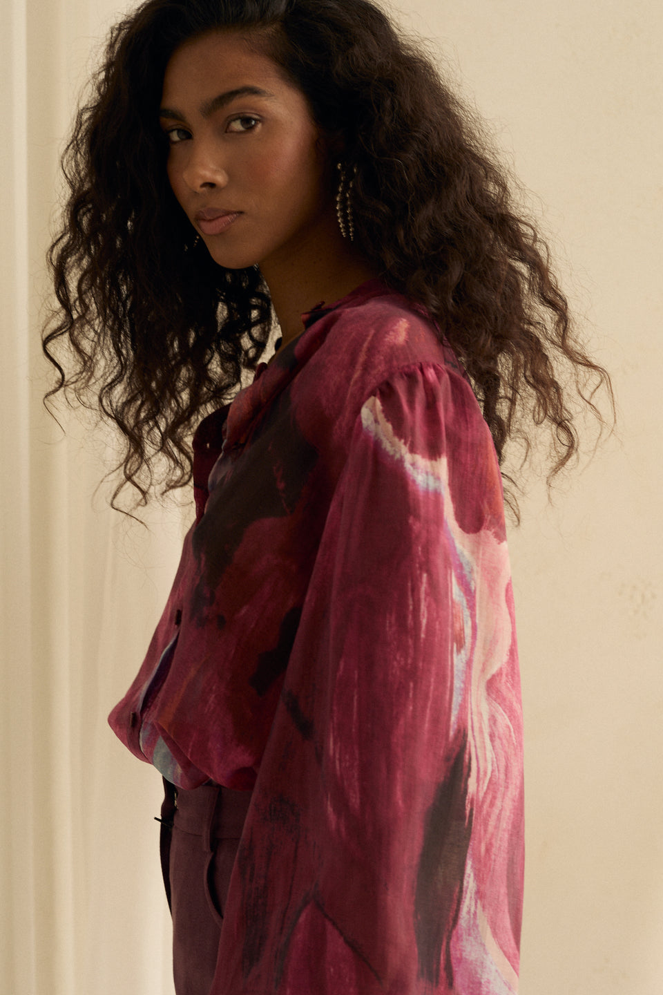 Autumn Cosmic Mist Ophelia Blouse