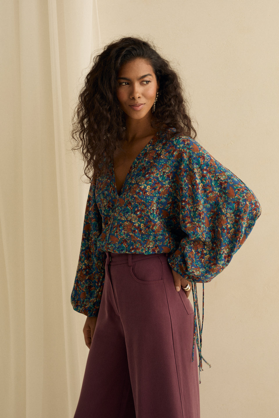 Rust Garden Ariane Blouse