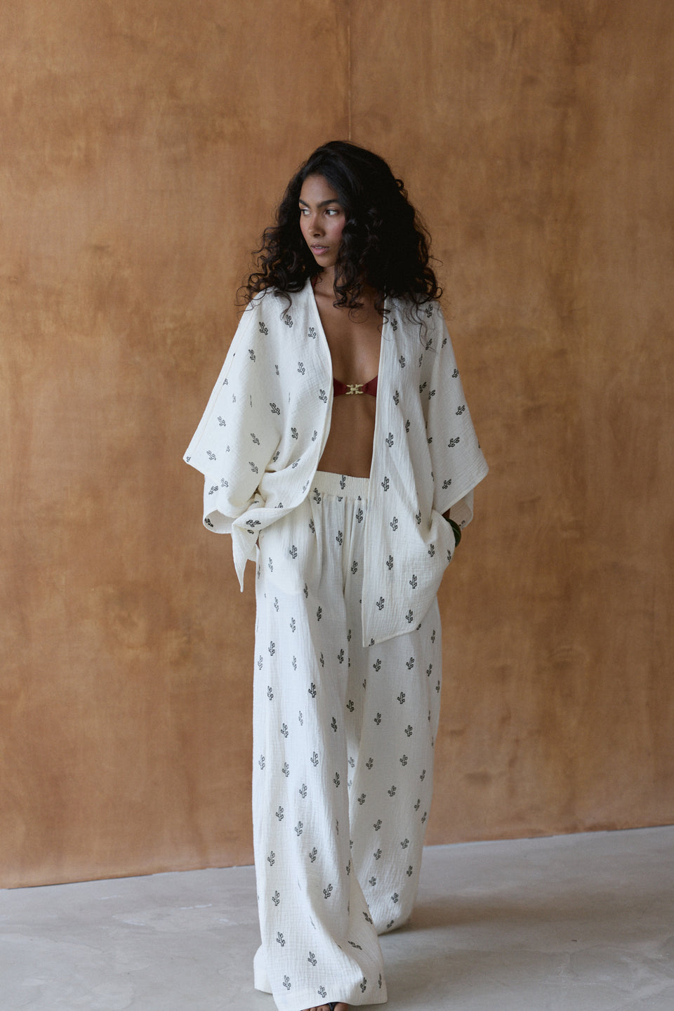 Cactus Breeze Maxi Pants