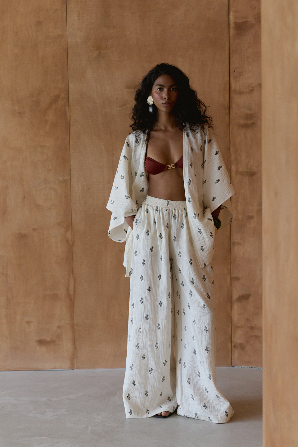 Cactus Breeze Maxi Pants