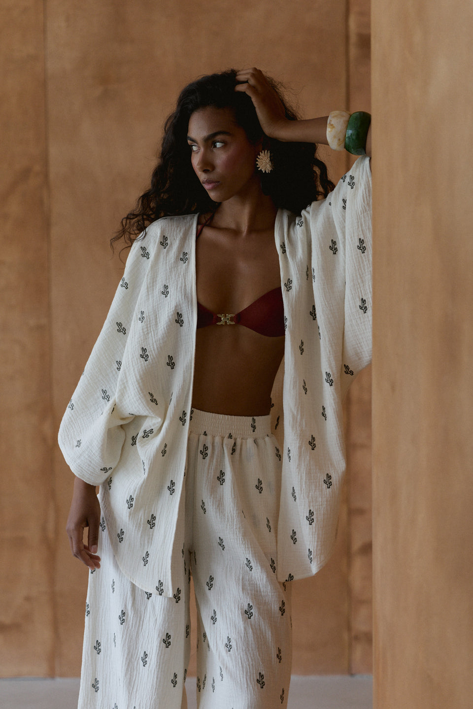 Cactus Breeze Maxi Pants
