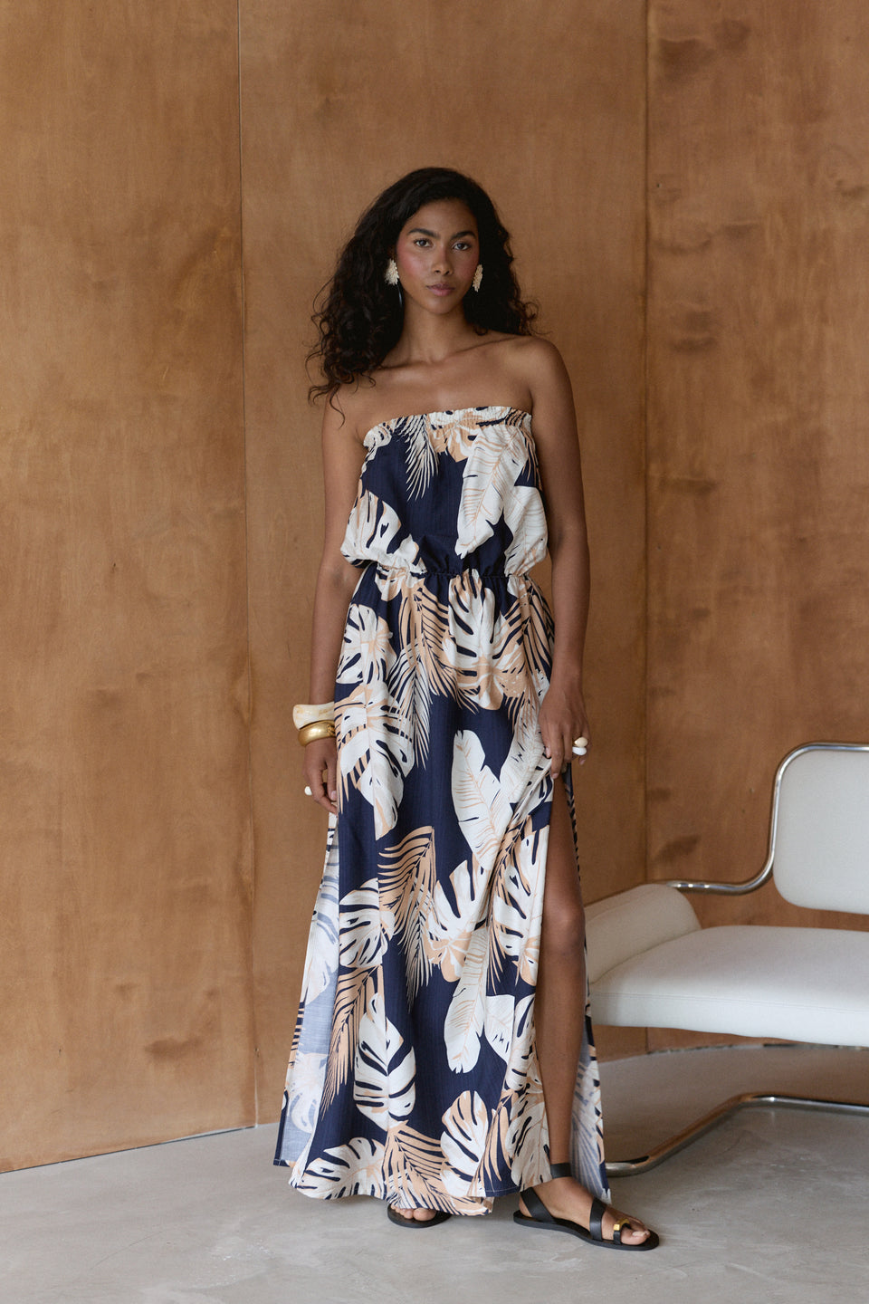 Golden Palms Malibu Maxi Dress