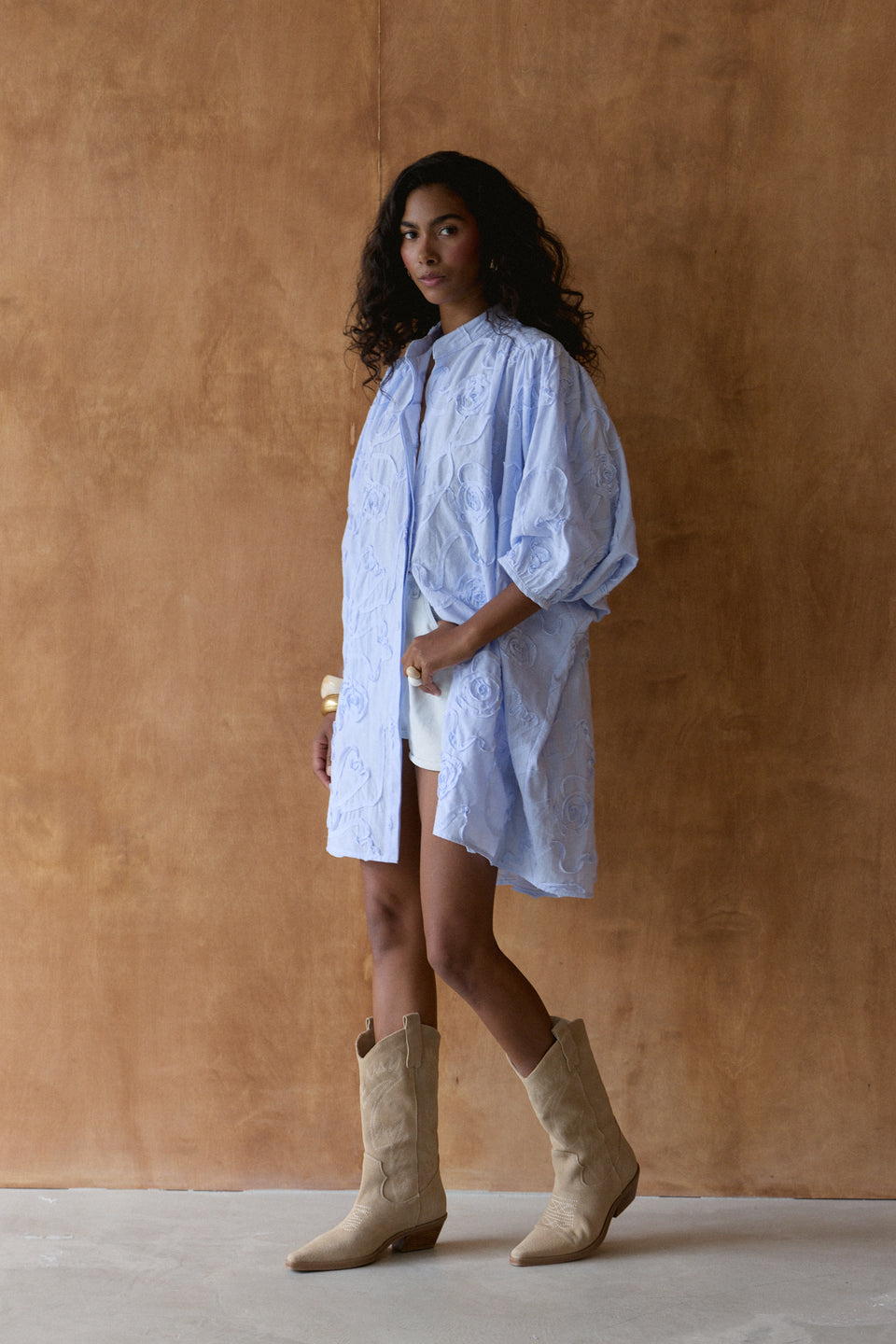 Cloud Roses Sao Paulo Blouse