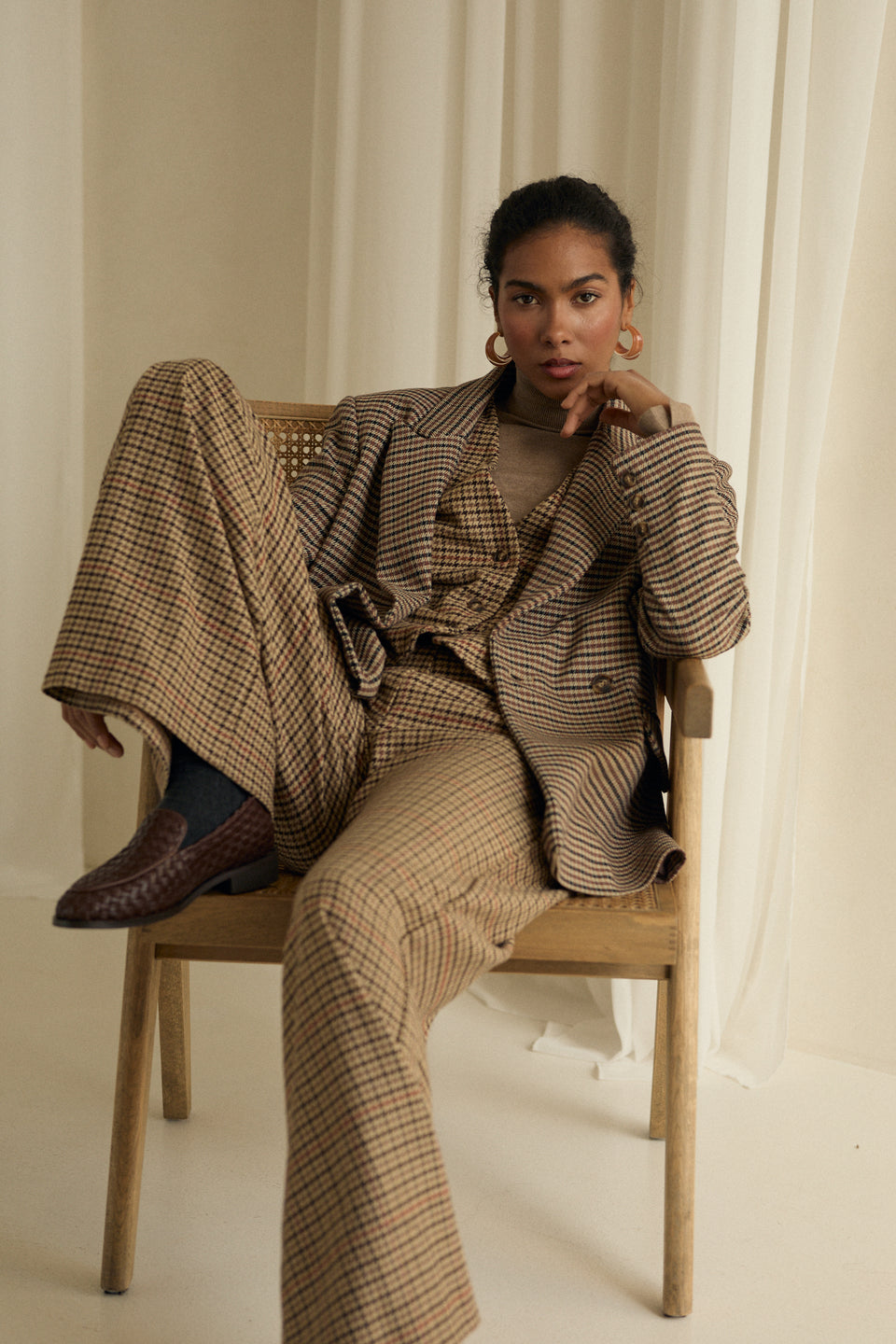 Caramel Hound Flared Pants