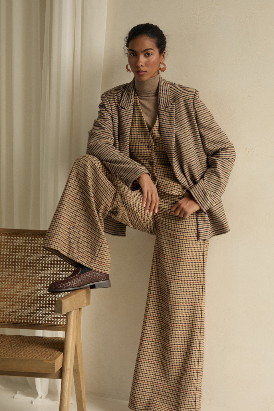 Caramel Hound Flared Pants