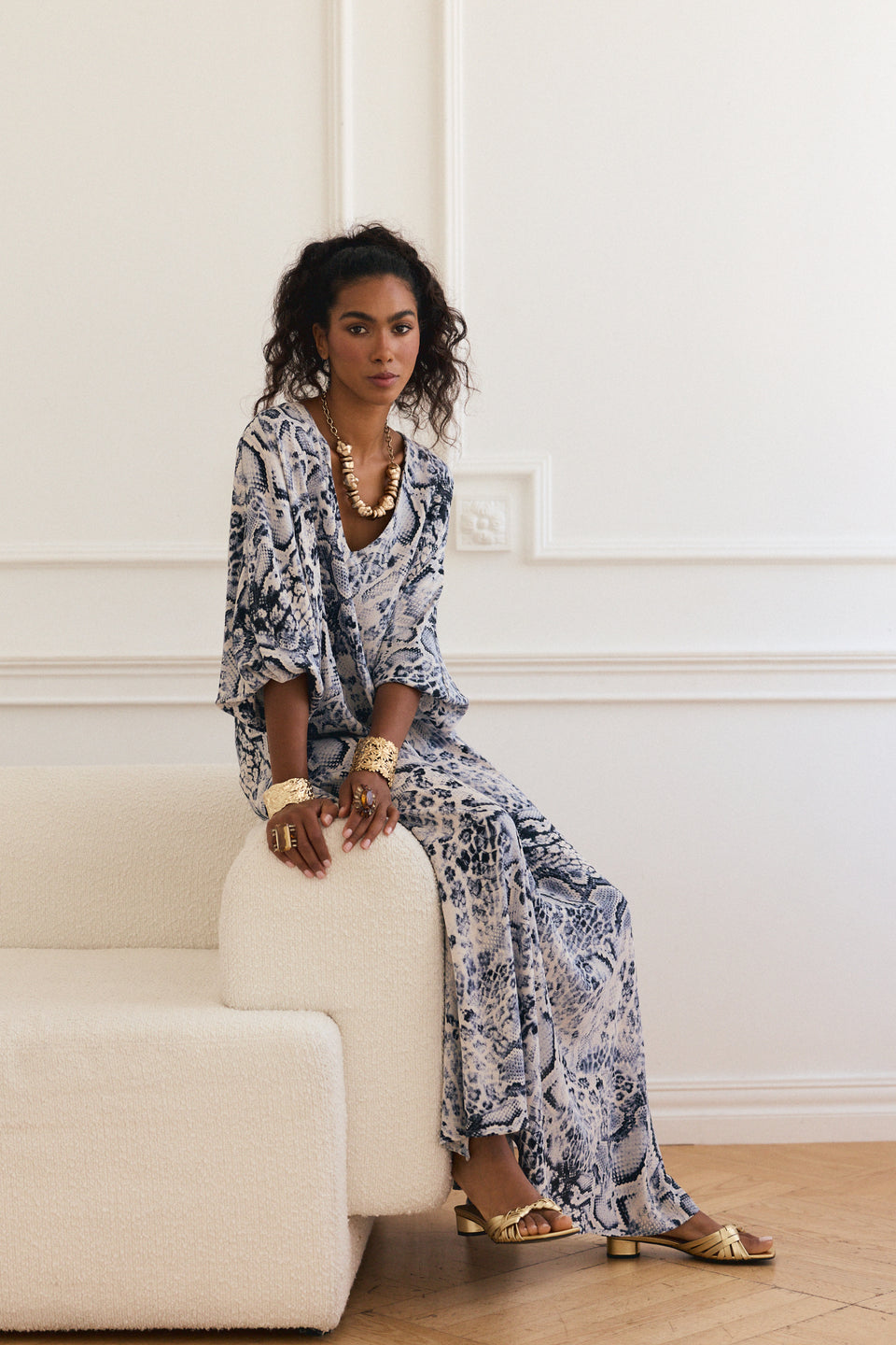 Crystal Serpent Mary Dress