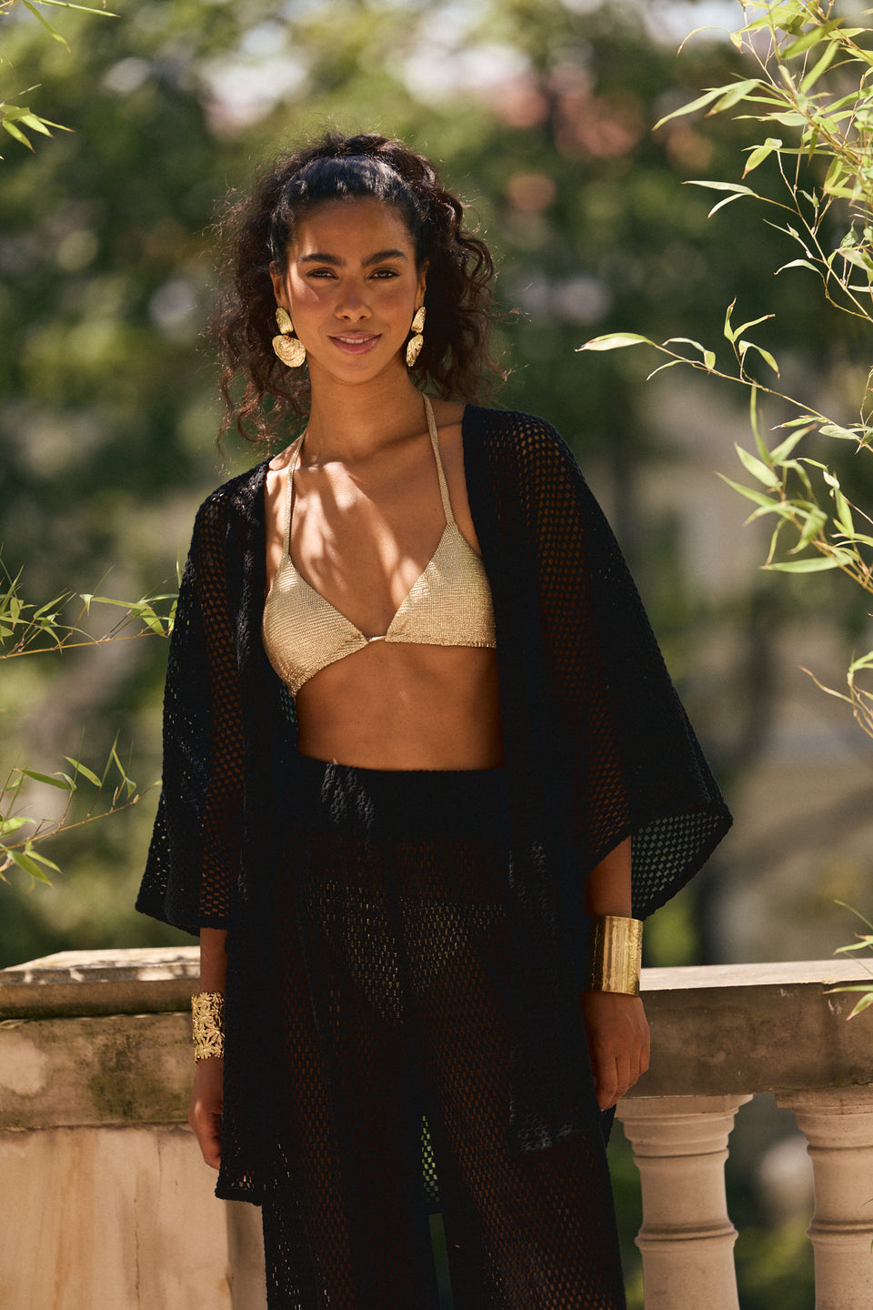 Ebony Lace Maxi Pants