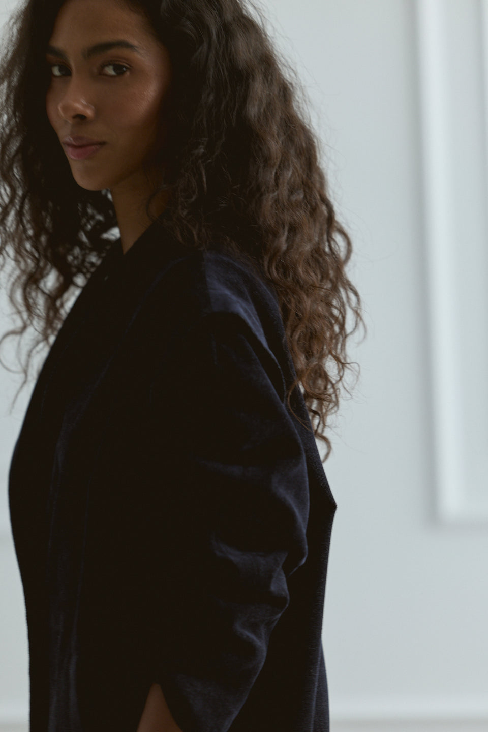Midnight Texture Bomber Jacket