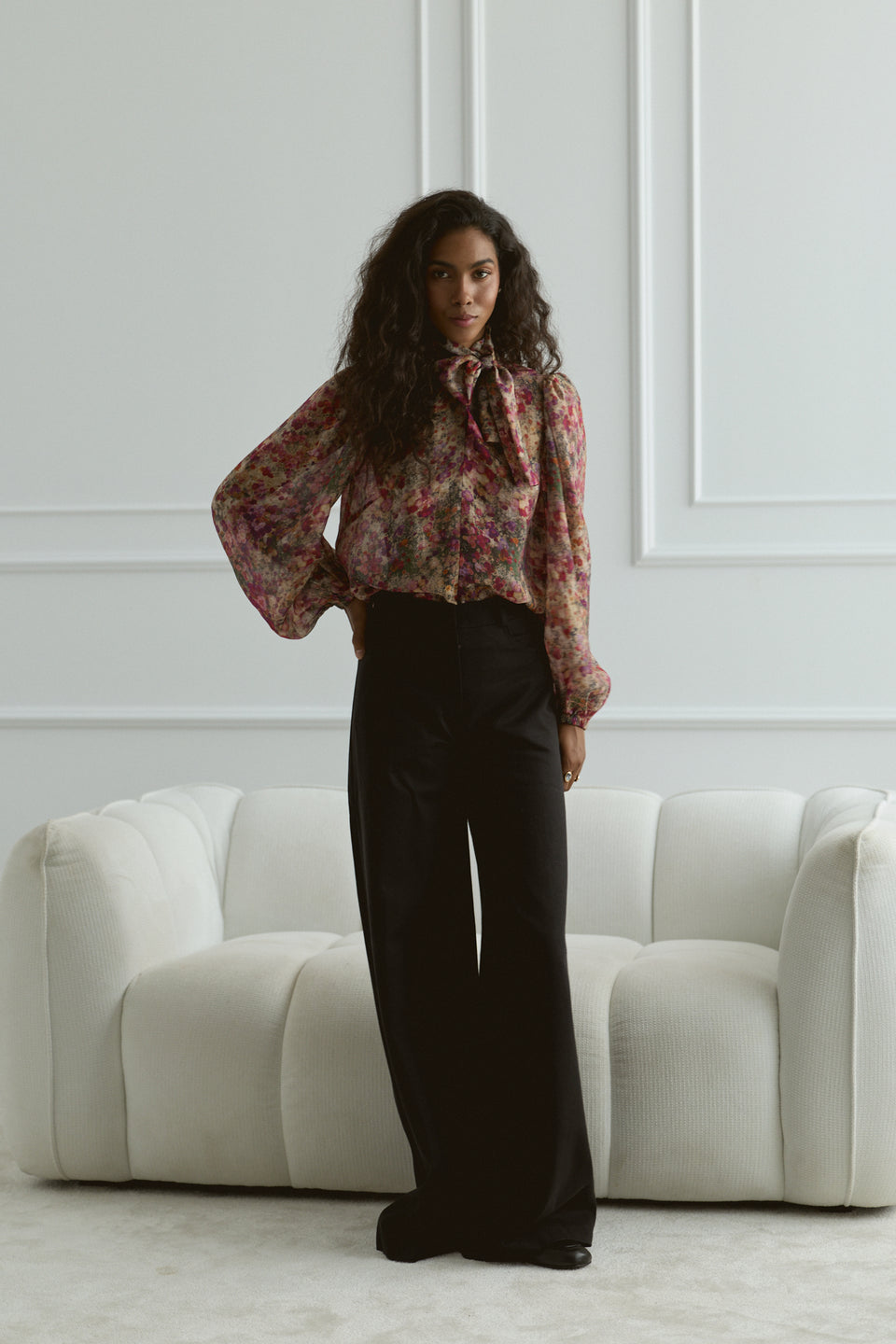 Monet Garden Nonna Blouse