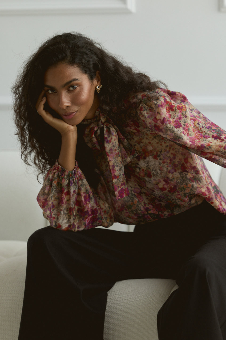 Monet Garden Nonna Blouse