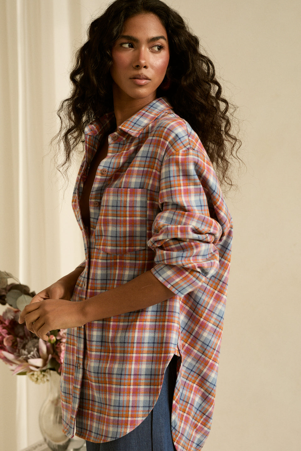 Spring Check Isola Blouse
