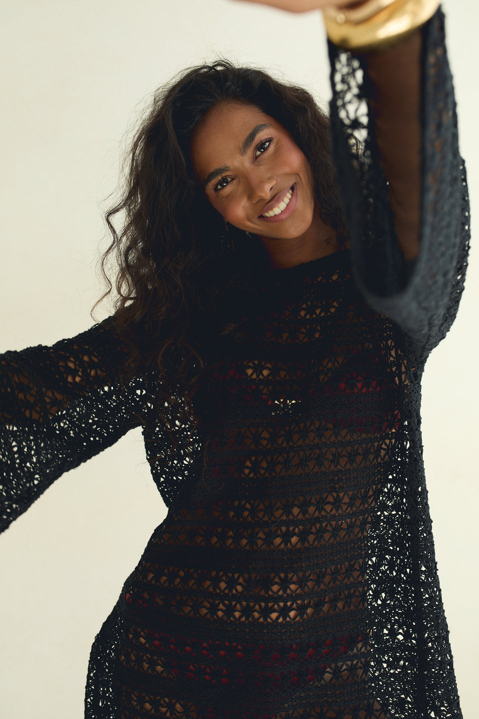 Midnight Lace Azul Tunic