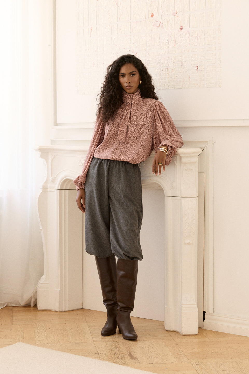 Pink Dotty Nonna Blouse
