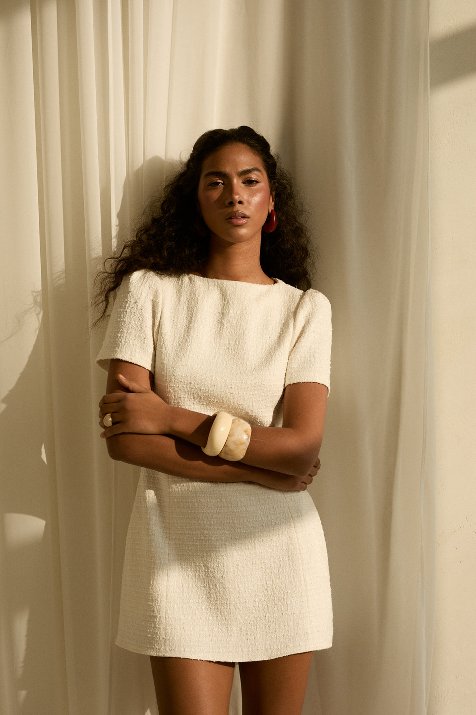 Soft Ivory Cream Aure Dress