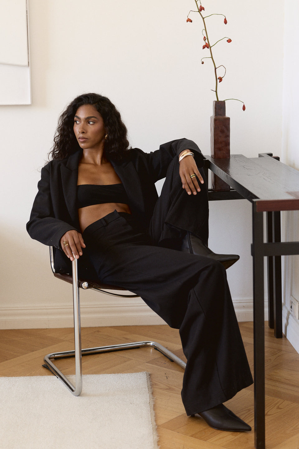 Inkwell Drape Flared Pants