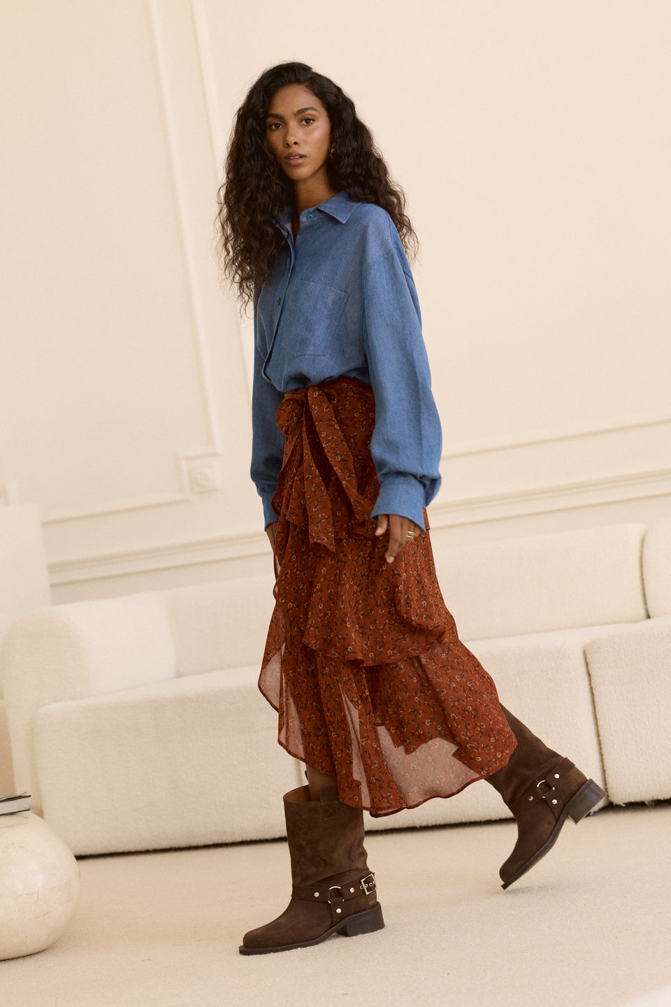 Pumpkin Spice Tila Skirt