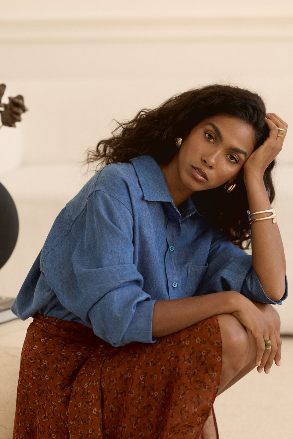 Feeling Blue Isola Blouse