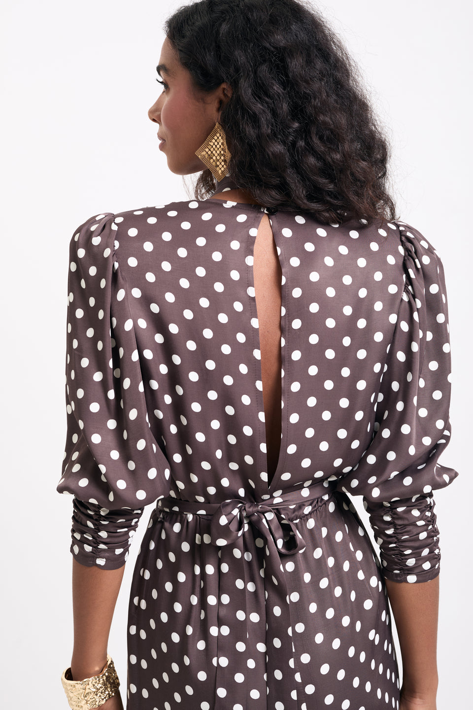 Mocha Dots Paloma Dress