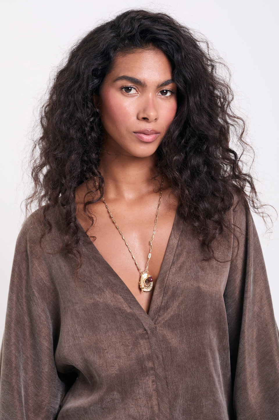 Stone Cocoa Ariane Blouse