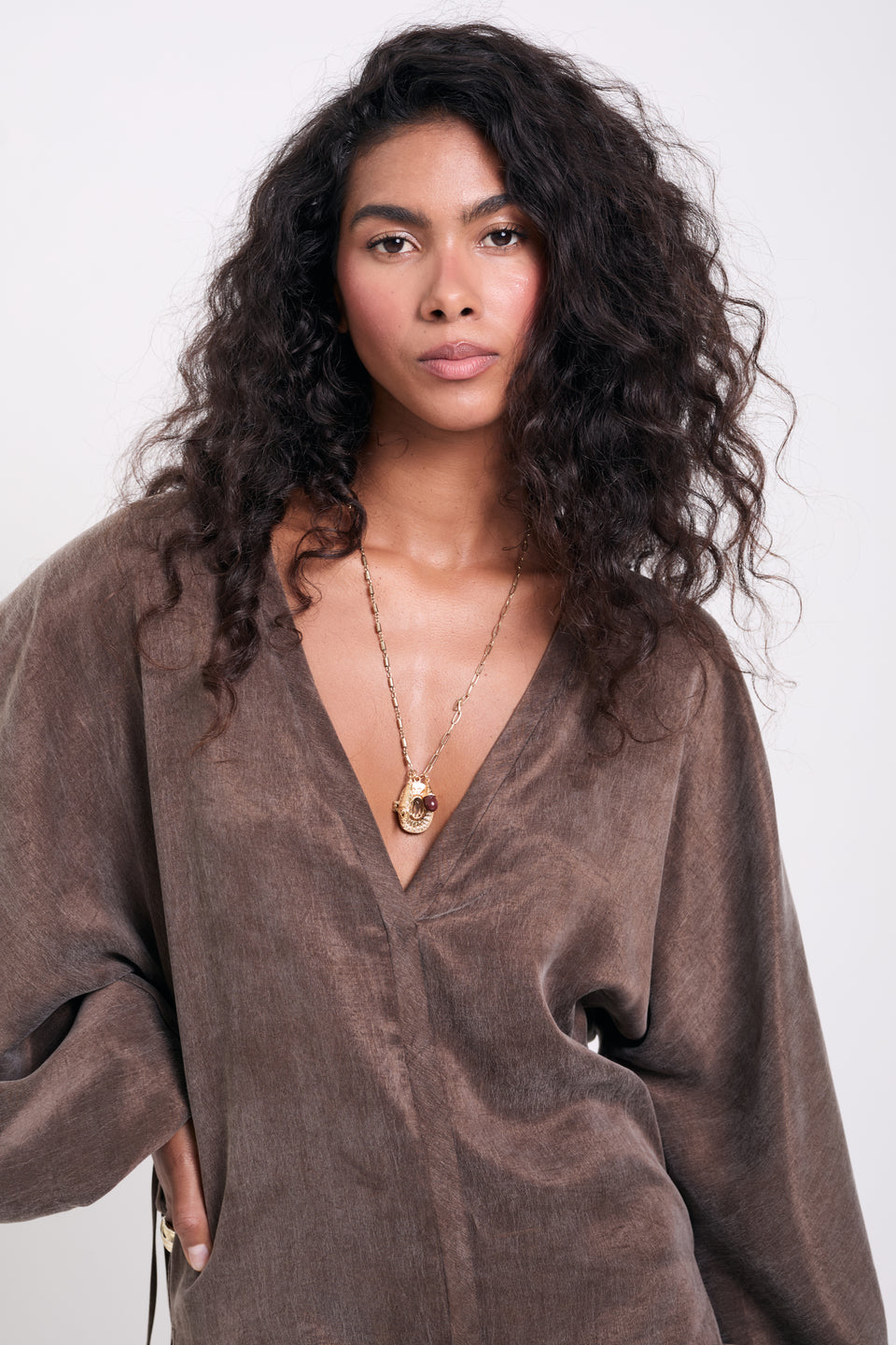 Stone Cocoa Ariane Blouse