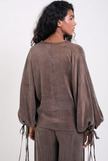Stone Cocoa Ariane Blouse