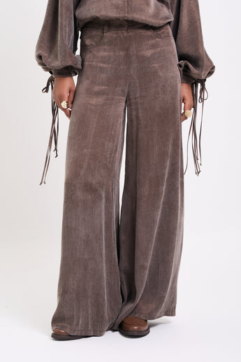Stone Cocoa Flared Pants