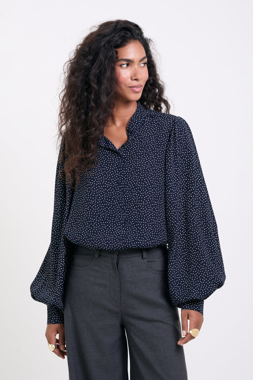 Moonlight Dots Ophelia Blouse