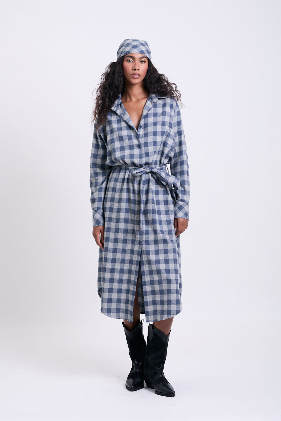 Midnight Plaid Blake Dress