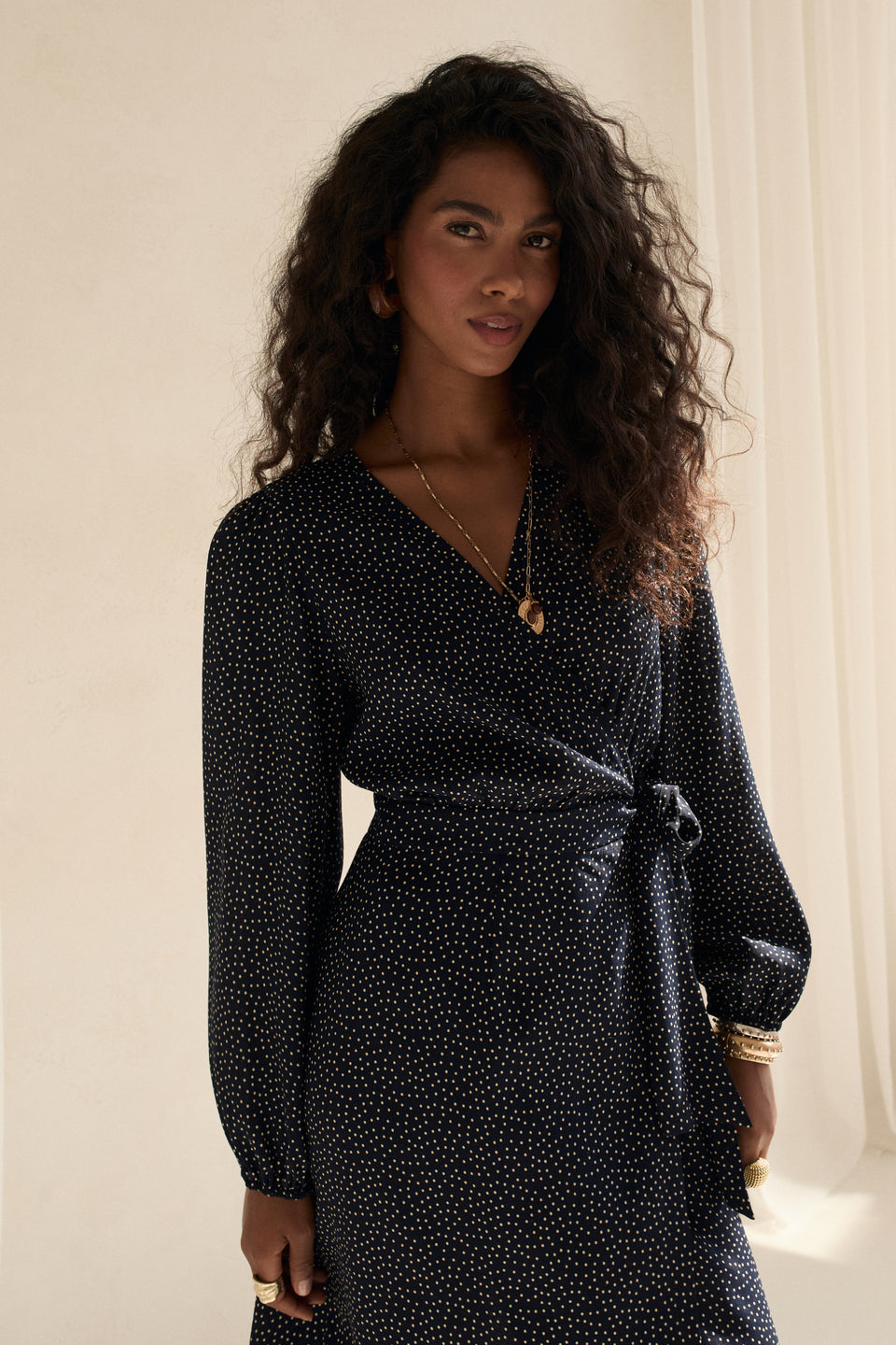 Moonlight Dots Tess Dress
