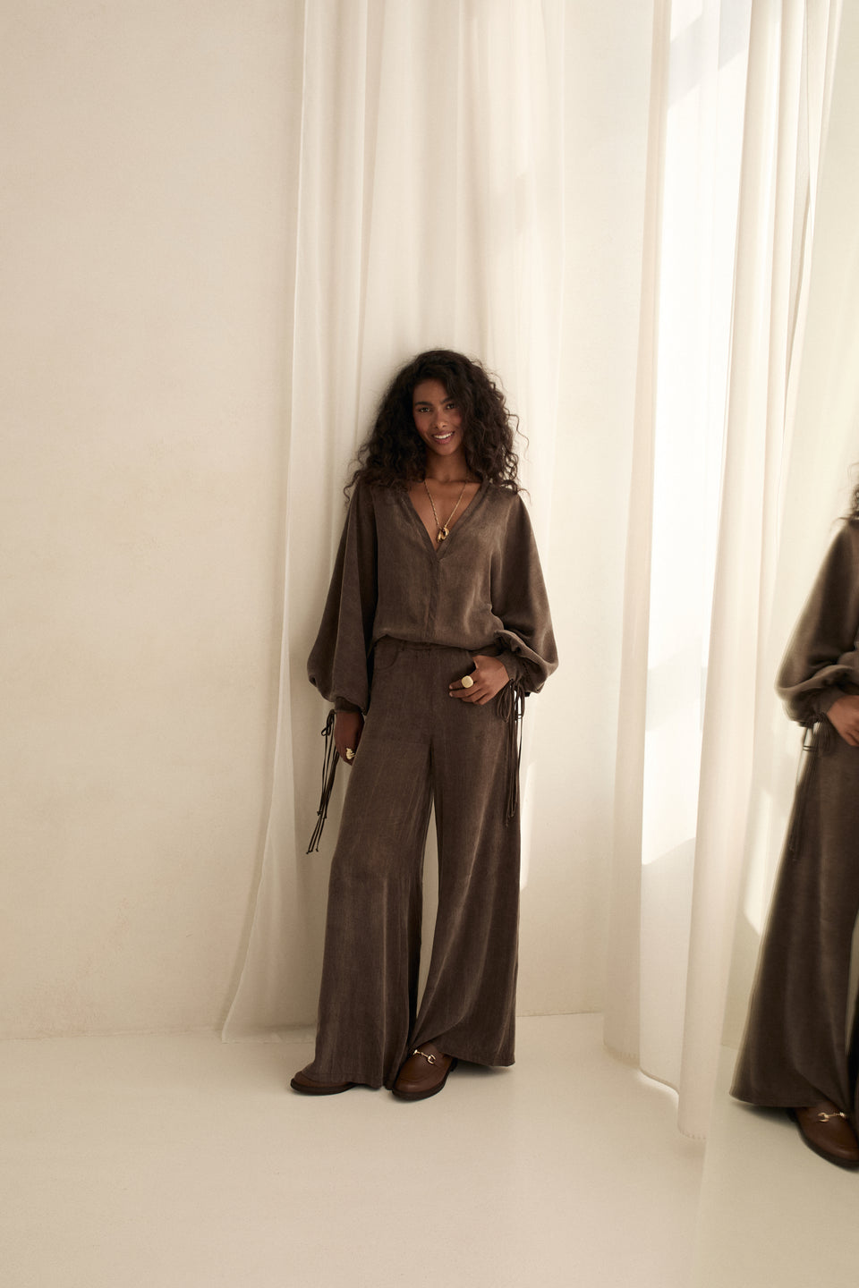 Stone Cocoa Ariane Blouse