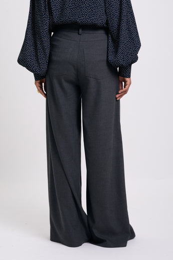 Rock Grey Flared Pants