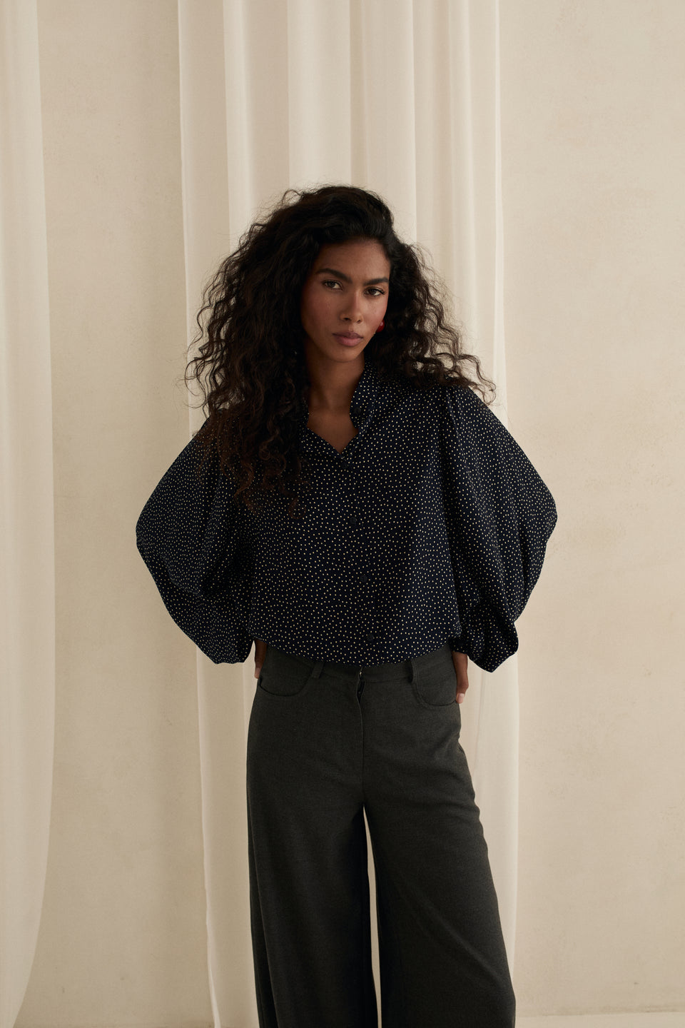 Moonlight Dots Ophelia Blouse
