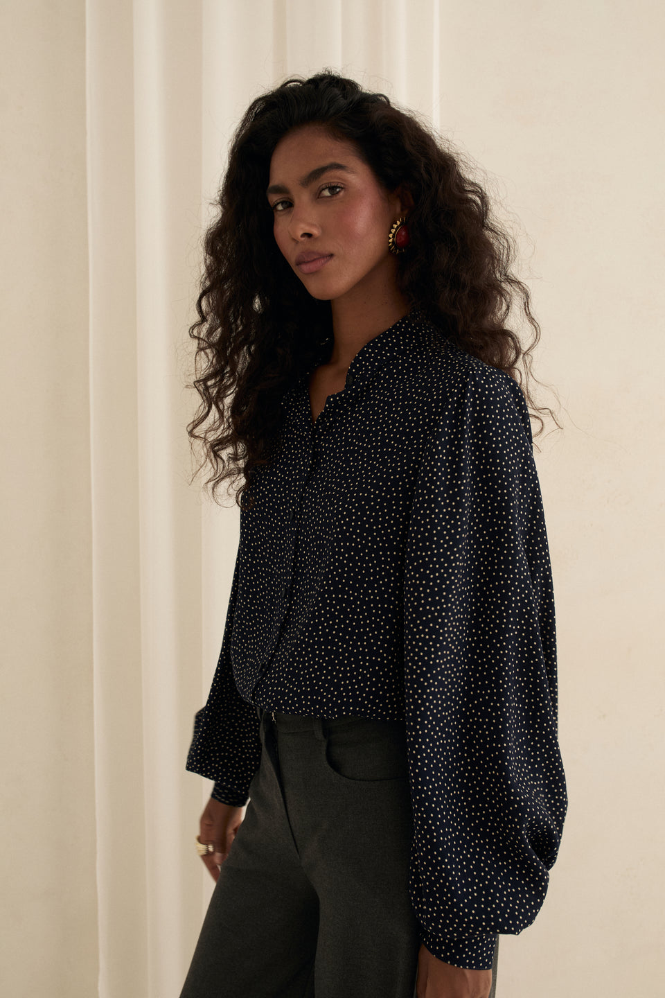 Moonlight Dots Ophelia Blouse