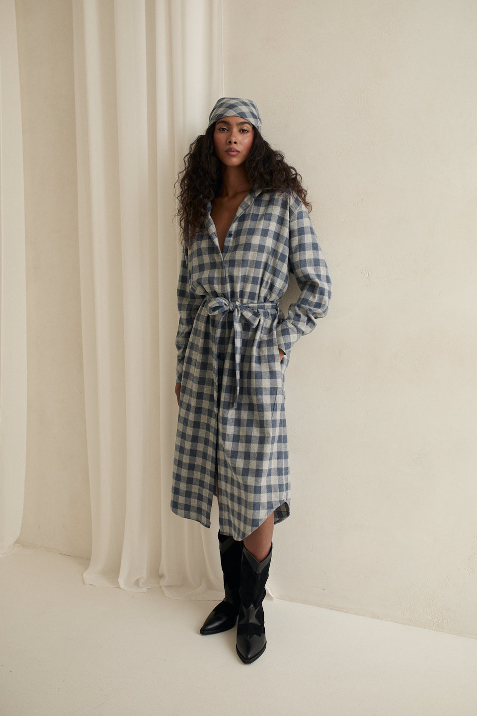 Midnight Plaid Blake Dress
