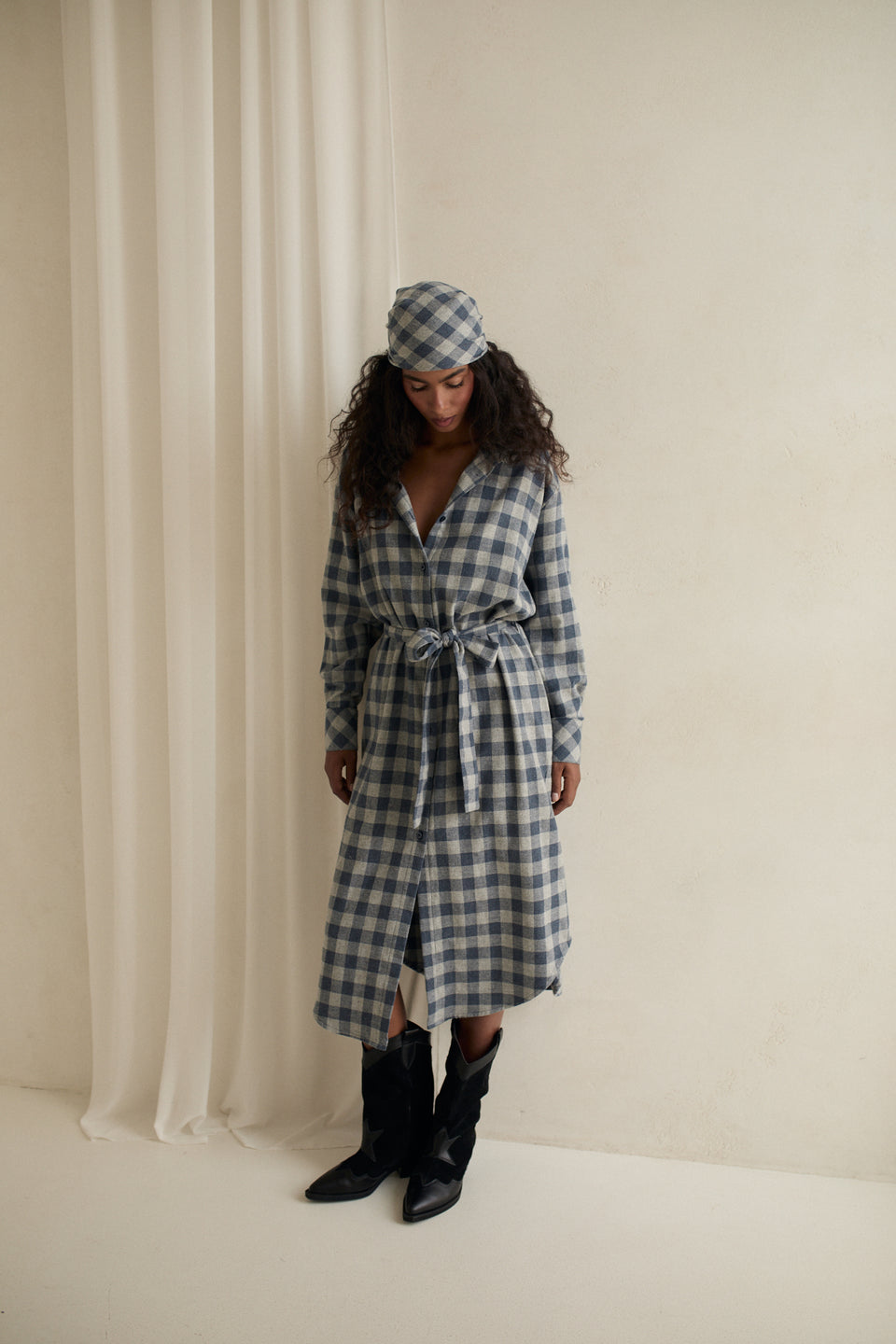 Midnight Plaid Blake Dress