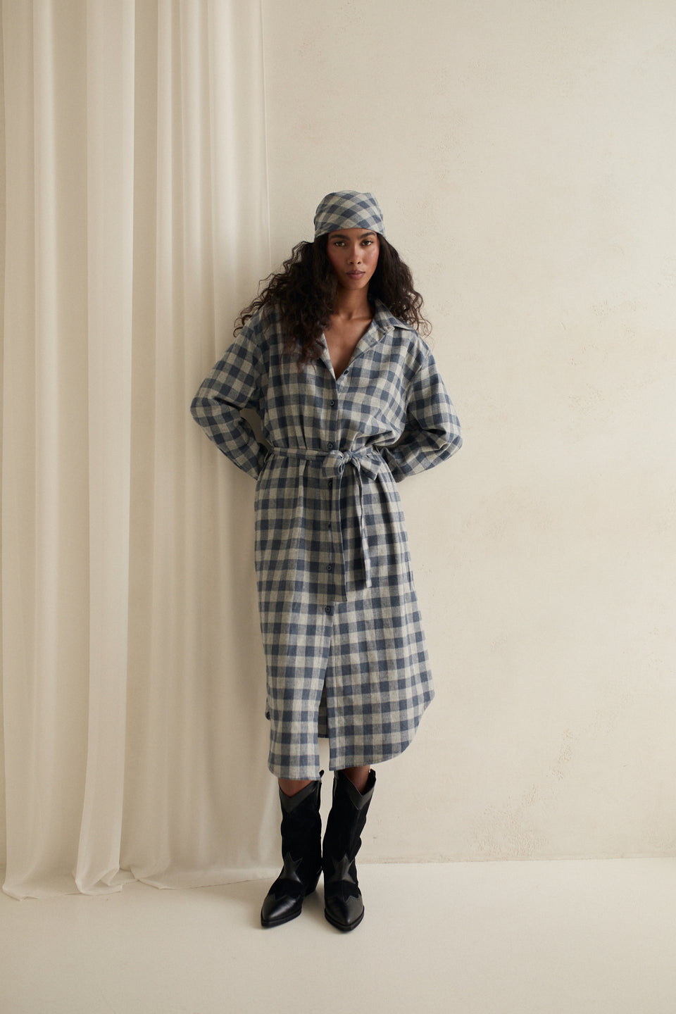 Midnight Plaid Blake Dress