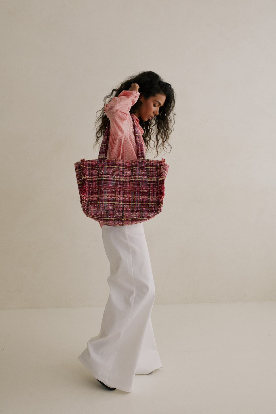 Colorful Bouclé Bag