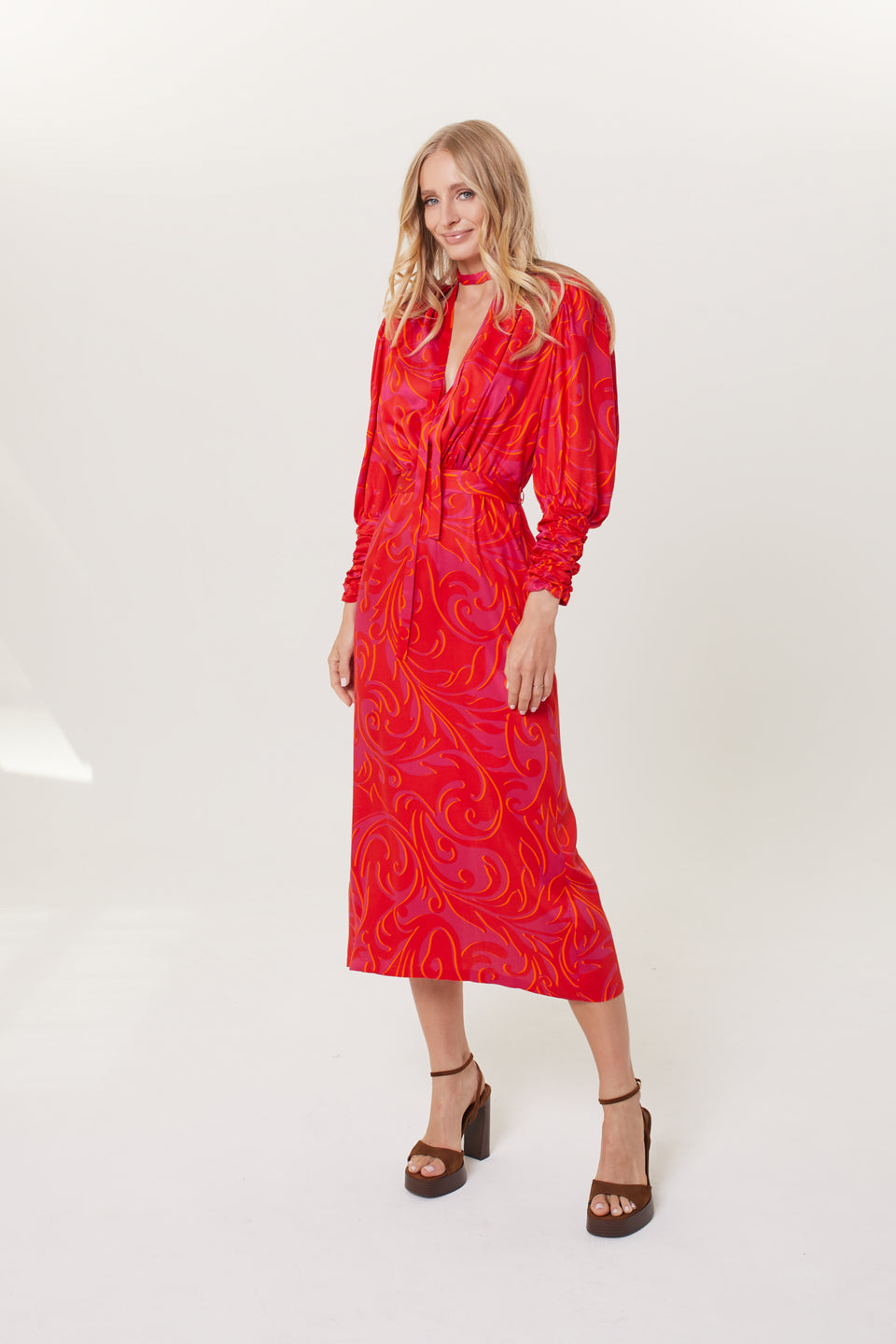 Fire Desire Paloma Midi Dress