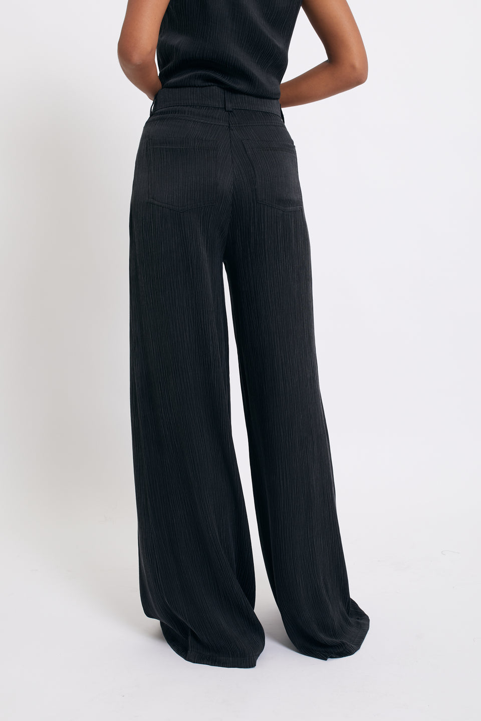 Obsidian Waves Flared Pants