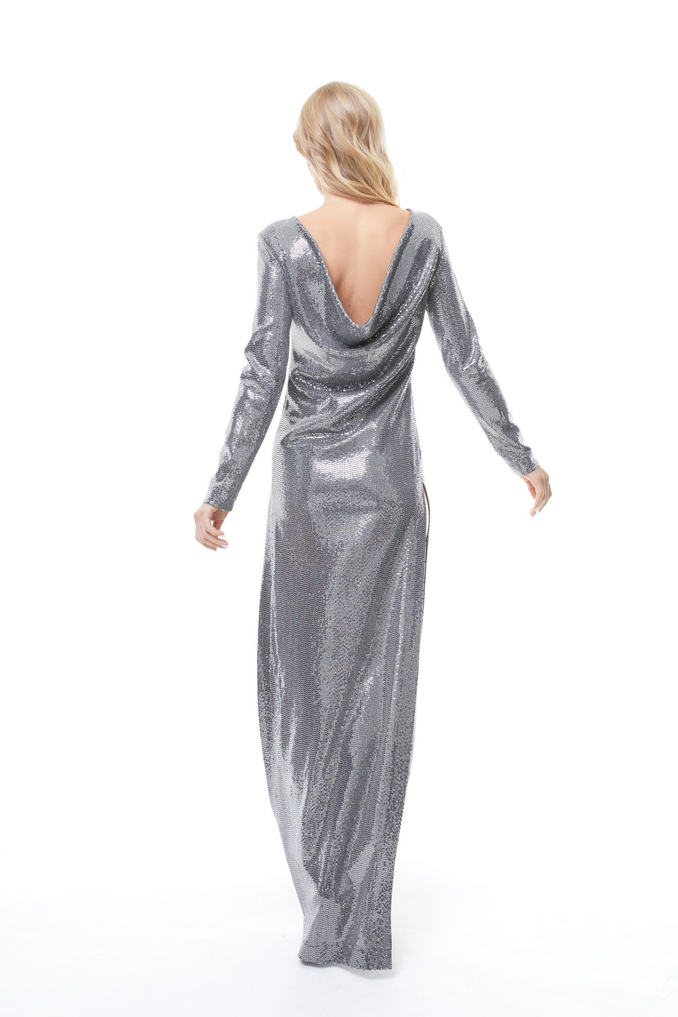 Silver Long Dress