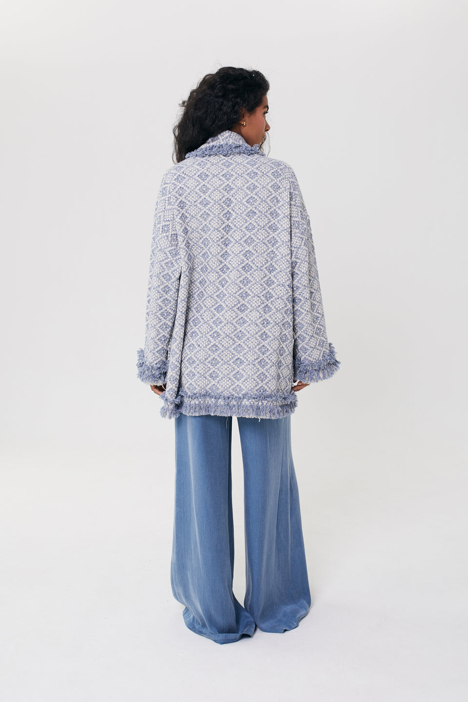 Diamond Blue Lona Cardigan