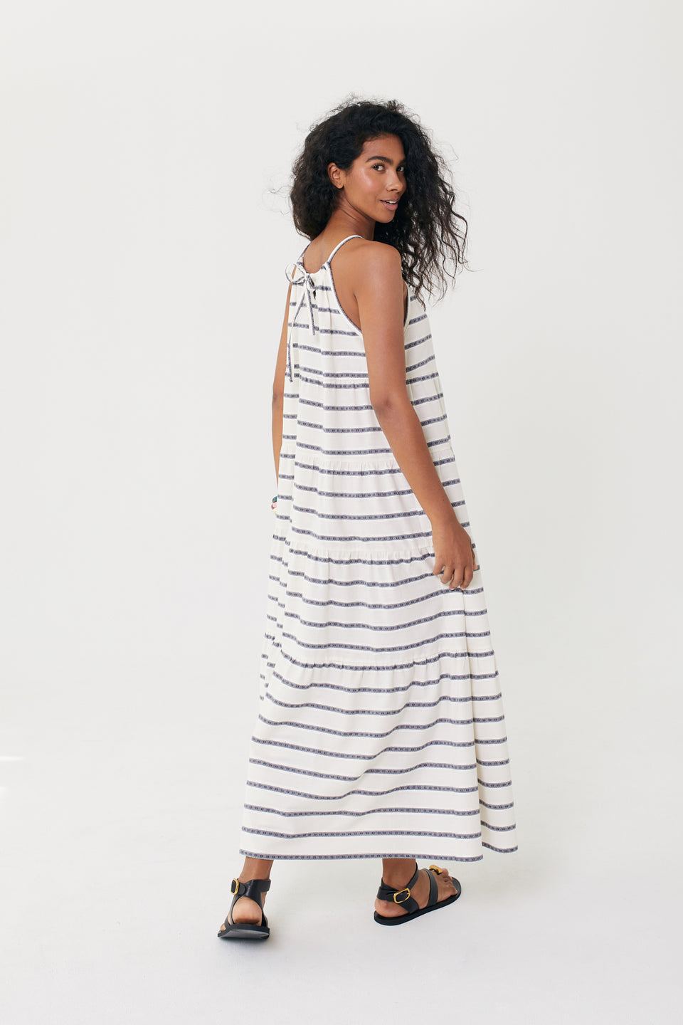 Navy Stripes Savannah Dress