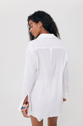 White Wave Offie Blouse