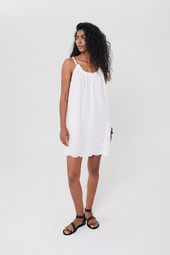 White Lace Bondi Dress