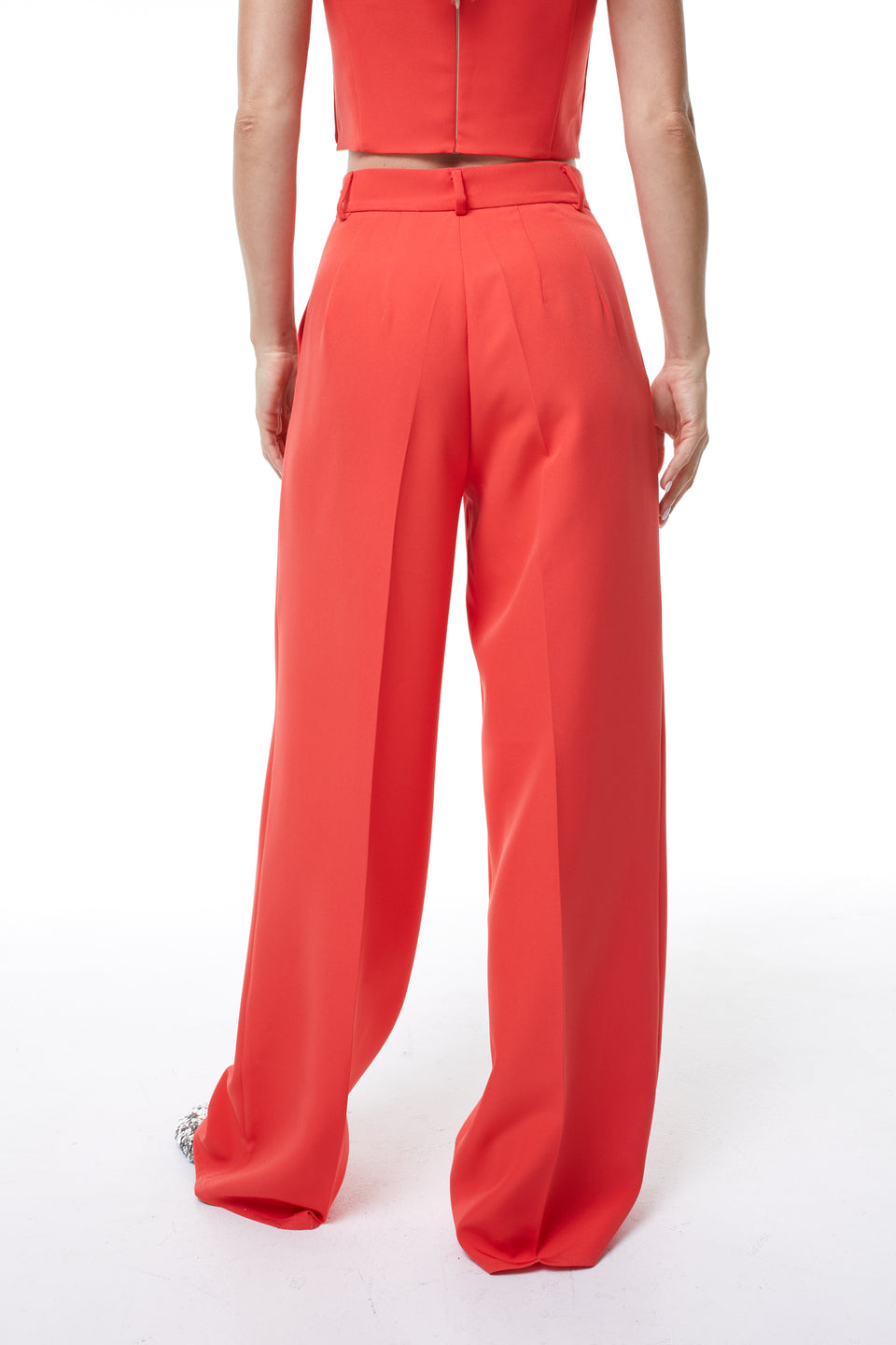 Coral Suit Pants