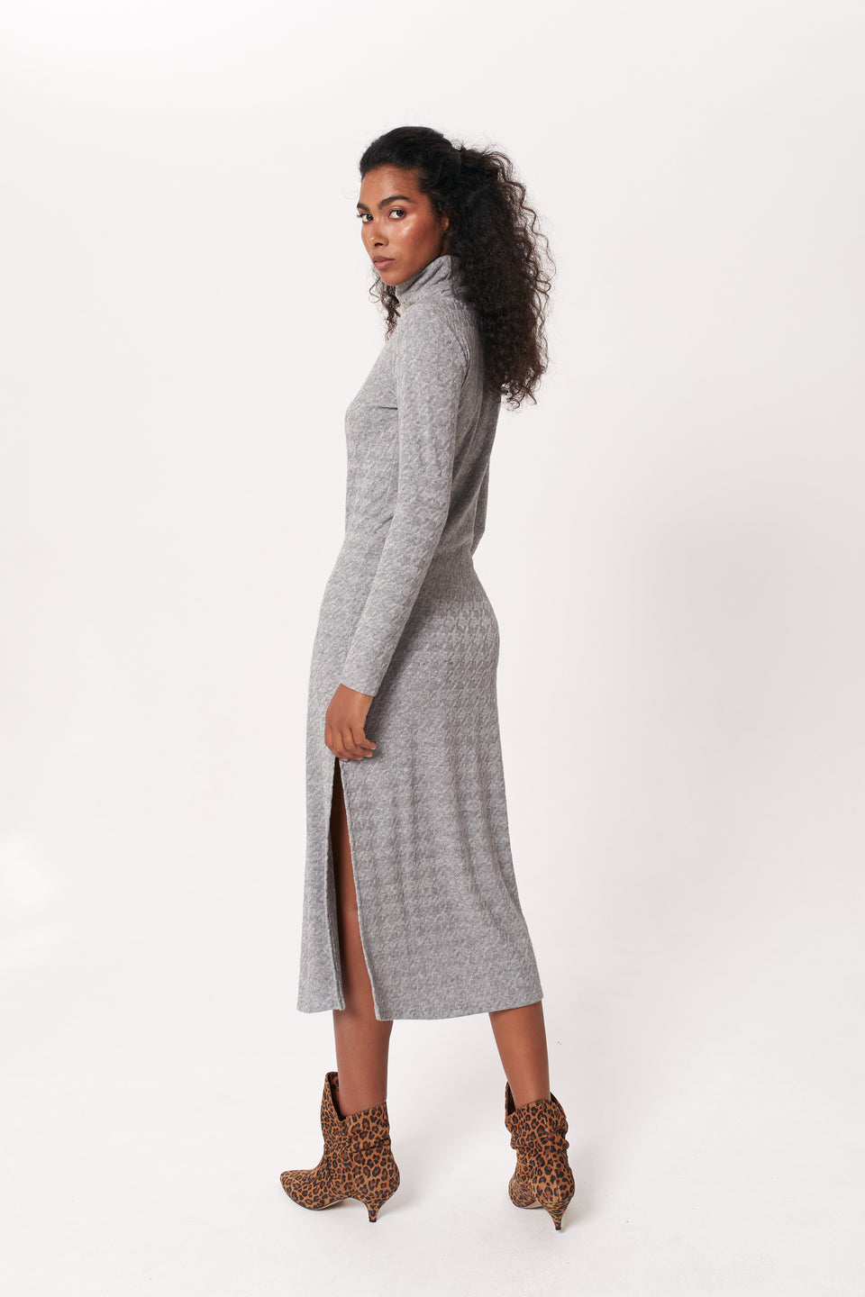 Foggy Pepita Cornelia Dress